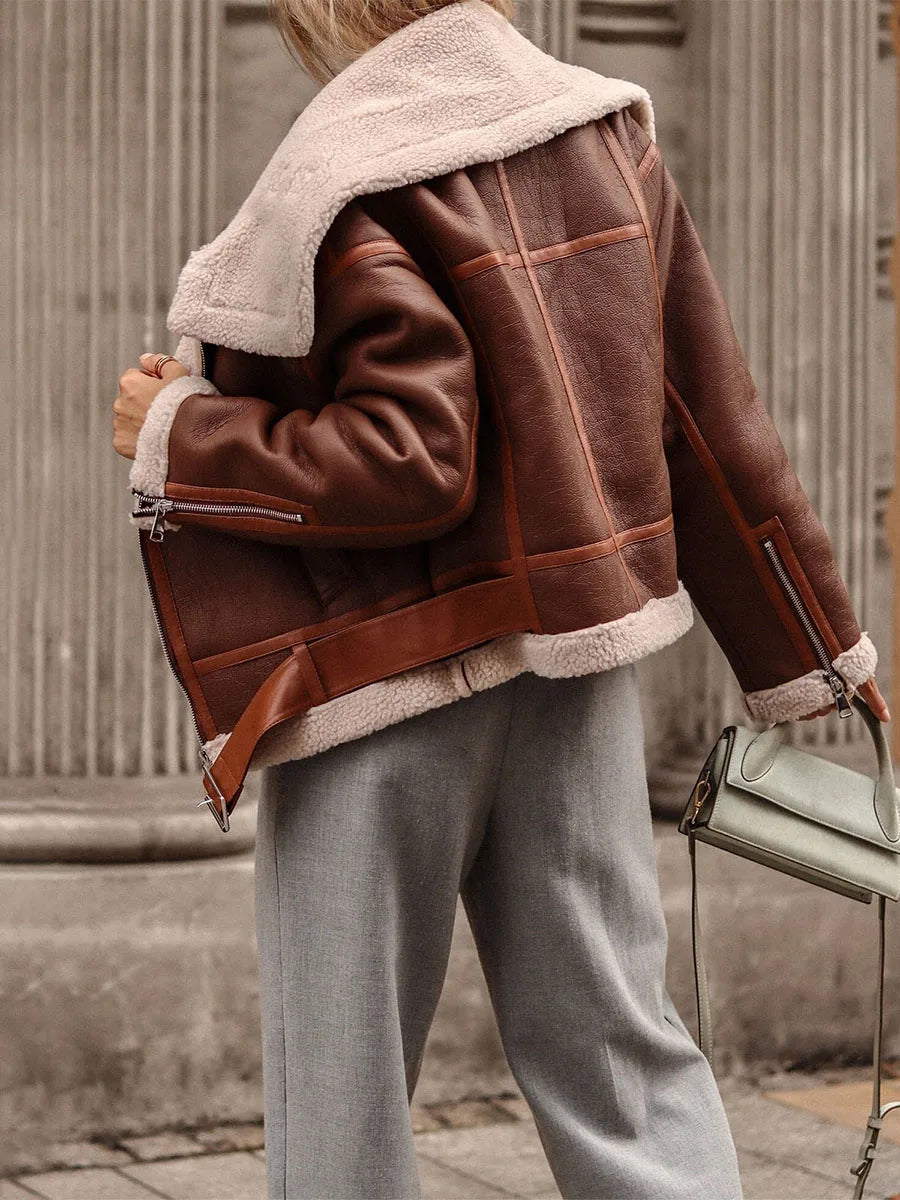 Women Patchwork Jacket